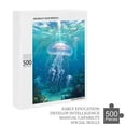 thumbnail image 6 of Jellyfish 500 Piece Wooden Puzzle, Animal Jigsaw Puzzle for Adults, Finished Size 20.5" x 15", 6 of 8