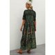 thumbnail image 3 of Women's Swimsuit Beach Cover Up Tie Dye Open Front Long Kimono Bikini Beachwear, 3 of 4