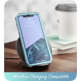 thumbnail image 4 of iPhone XR Case, [Scratch Resistant] i-Blason [Cosmo] Full-Body Bling Glitter Sparkle Clear Bumper Case with Built-in Screen Protector for iPhone XR 6.1 Inch (2018 Release)(Ocean), 4 of 5
