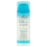 L'Oreal Paris Hair Expertise Ever Curl Hibiscus Grape Seed Sculpt & Hold Cream-Gel, 5.0 fl oz
