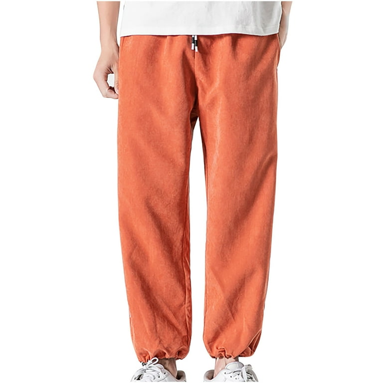 Orange hotsell sweatpants walmart
