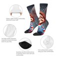 thumbnail image 4 of Saiise Chucky Funny Socks Men Women Adults Novelty Graphic Crew Tube Socks Crazy Design Casual Dress Socks for Sports,Running,Travel, 4 of 7