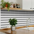 thumbnail image 2 of Mi Alma Diamond Shaped Black White Tile Stickers - Removable Vinyl 4x4, 24 pcs, 2 of 11