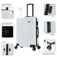 thumbnail image 4 of DUKAP STRATOS lightweight hardside spinner 24 inch White, 4 of 11
