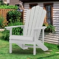 thumbnail image 6 of ACEGOSES 1 Peak HIPS Adirondack Outdoor Chairs Weather Resistant for Patio Garden, Backyard, Patio and Indoors,White, 6 of 9