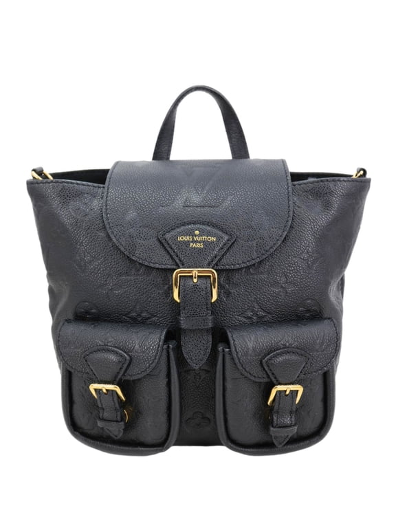 Pre-Owned Louis Vuitton Backup Monogram Empreinte Leather Backpack Black