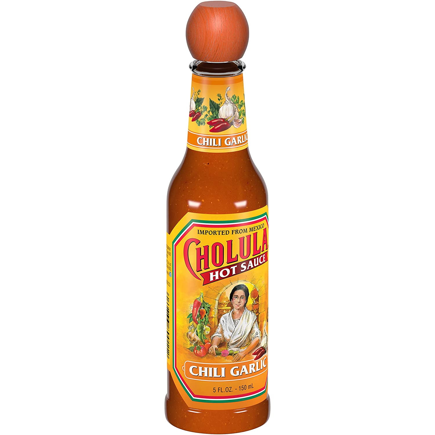 Cholula Hot Sauce Chili Garlic 5 fl oz. Pack of 3
