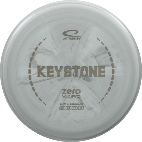 Latitude 64 Zero Line Hard Keystone Putter Golf Disc [Colors may vary]