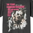 thumbnail image 2 of Texas Chainsaw Massacre Who Will Survive... With Leatherface Men's Charcoal Heather Short Sleeve Tee-3XL, 2 of 7