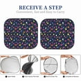 thumbnail image 6 of Xecao Colored Balloons for Foldable Car Sun Shades (2-Pack) offer sun protection with an easy-fold design for convenient windshield shading., 6 of 7