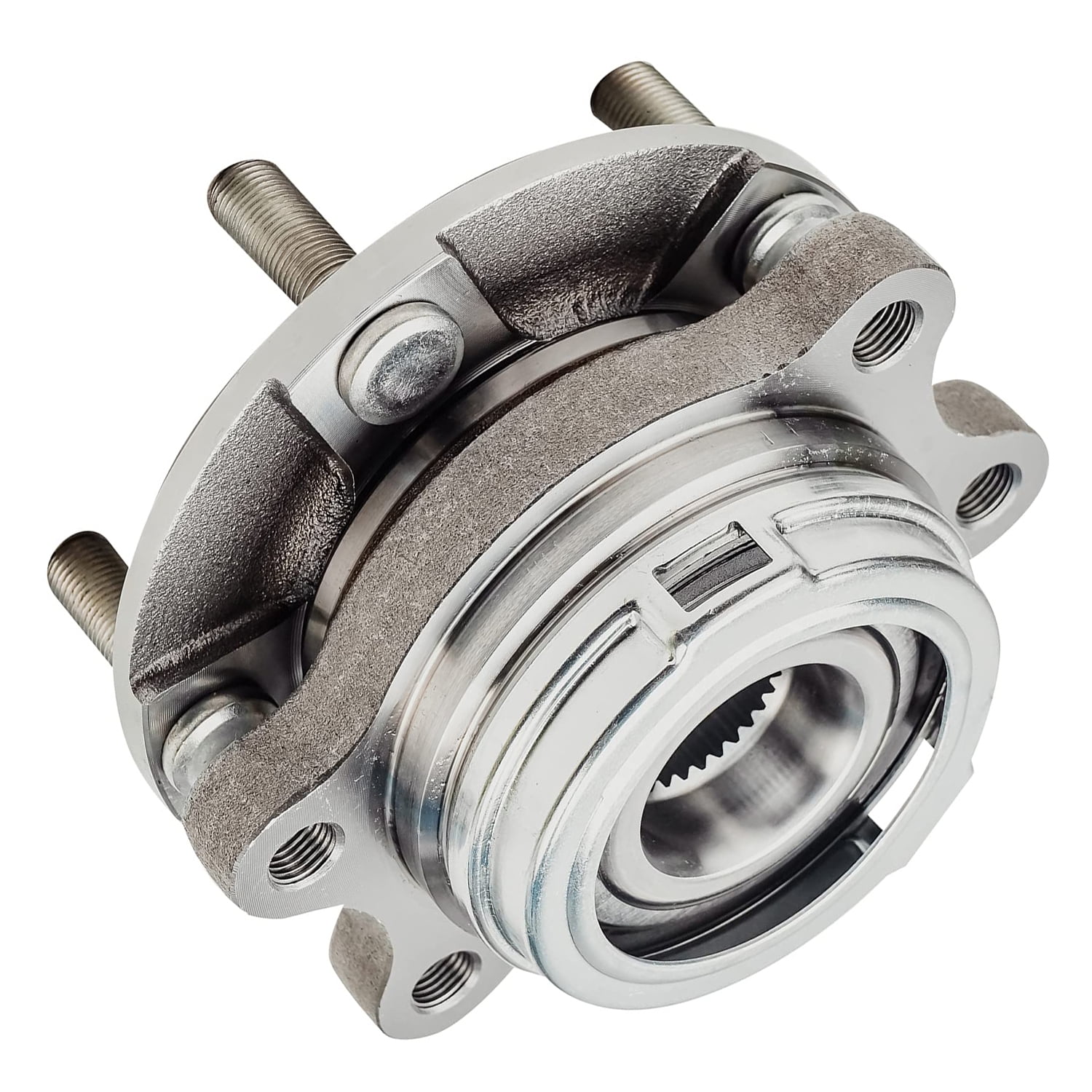 Detroit Axle - Front Right Wheel Bearing Hub for 2009-2017 Nissan Murano, 2011 Quest, Passenger Side Wheel Bearing and Hub Assembly 2010 2011 2012 2013 2014 2015 2016 Replacement