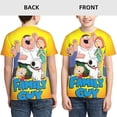 thumbnail image 3 of Family Guy Animated Youth Unisex T-Shirt Crewneck Short Sleeve Double-Sided Print Tee Shirts Top For Boys Girls Kid Teen X-Small, 3 of 6
