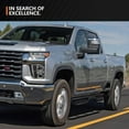 thumbnail image 5 of YHH Two Raised Steps Running Boards Side Steps Compatible with 2022-2026 Toyota Tundra CrewMax Cab, Bolt-on Heavy-Duty Carbon Steel Nerf Bars Side Rails Rock Sliders, Black, 5 of 6