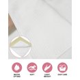 thumbnail image 6 of Yellow Striped Kitchen Dish Towels for Drying Dishes Set of 2, Modern Simple Farmhouse Beige Vintage Waffle Weave Microfiber Hand Tea Bathroom Towels Quick Dry & Absorbent Towel 12x12, 6 of 7
