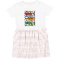 thumbnail image 3 of Inktastic Colorful Sardines Art Girls Toddler Dress, 3 of 5