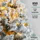 thumbnail image 3 of Árbol de Navidad Nevado Pino Artificial 2.10M Frondoso Con 300 Luces LED Verde Soporte de Metal Skygreen blanco, 3 of 5