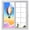 Pink, variant on Hot Air Balloon Window Privacy Film, Vintage Sky Clouds Rustic Nostalgic Frosted Glass Window Clings Static Cling UV Heat Blocking Reusable Door Sticker for Bathroom 17.7 x 39.3 Inch