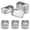Small-10, variant on Stainless Steel Loaf Pans Set of 4, Large & Medium, For Baking Bread, Lasagna, Brownies and Cakes