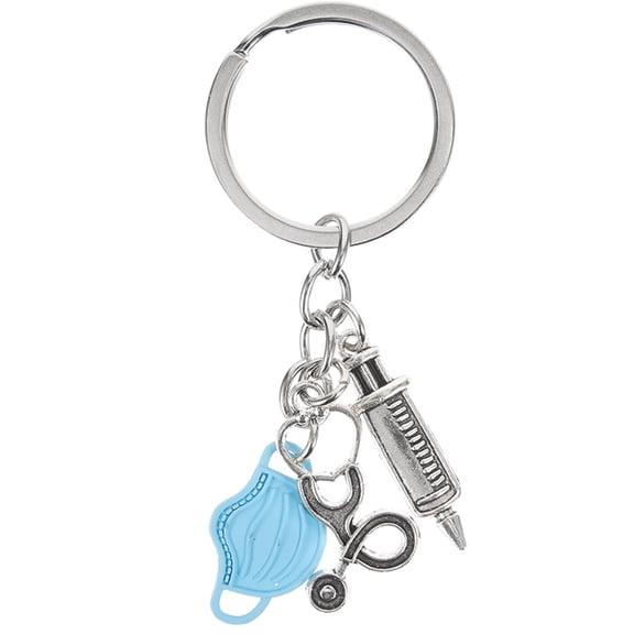 Keychain Backpack Pendant for Medical Workers 1 Set Doctor Nurse Key Ring