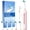 Pink, variant on Rotating Electric Toothbrush for Adults, Rechargeable Sonic Toothbrush for Deep Cleaning with 3 Modes , 2 Min Smart Timer, Last 30 Days and IPX7 Waterproof , 6 Replacement Brush Heads (White)