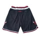 thumbnail image 3 of Bulls Retro Embroidered Drawstring Cropped Basketball Shorts Training Shorts, 3 of 3