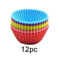 thumbnail image 2 of Silicone Molds for Baking Extra Large Silicone Cupcake Cups 12 Pack 3.54 Inch Non Stick Cupcake and Liners Reusable Silicone Baking Cups, 2 of 3