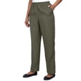 thumbnail image 3 of Alfred Dunner Womens Petite All Around Elastic Waist Accord Short Length Pant, 3 of 4