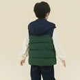 thumbnail image 6 of MEZZALL Kids Girls Boys Sleeveless Vests Winter Fuzzy Hooded Vest Coats Toddler Warm Padded Jackets Outerwear Lovely Tops, 6 of 8