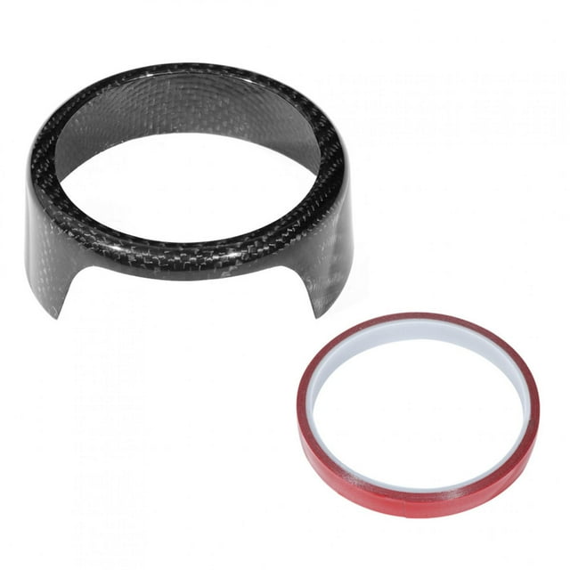 Adorno de insignia de parrilla Jadeshay Fibra de carbono Alfa Romeo Giulia 17-19