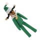 thumbnail image 4 of Muñeco de peluche de resina de elfo, muñeco de tacto suave, juguete decorativo para fiestas navideñas, decoración del hogar, jardín, C verde, 4 of 10