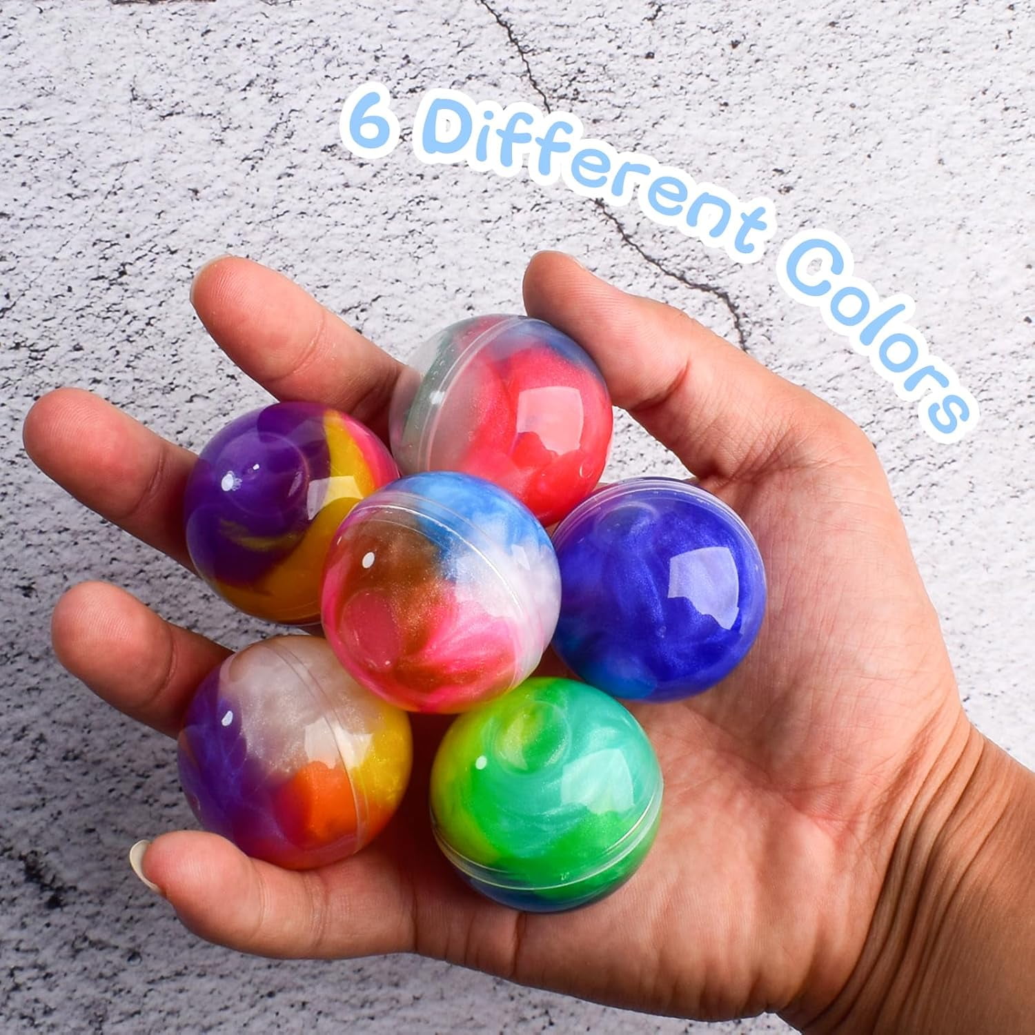 Slime Ball Kit, 36 Pack Galaxy Stress Relief Toys for Kids, Teens, Boys and Girls, Party Favors, Classroom Rewards, Goodie Bag Stuffers, Assorted Colors