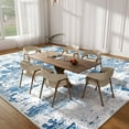 thumbnail image 6 of Cozylore 8'x10' Area Rugs for Living Room Distressed Abstract Machine Washable Rugs Low Pile Non Slip Carpet for Bedroom Dining Room, 6 of 8