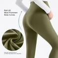 thumbnail image 4 of ameIAEA Maternity Leggings Over The Belly Soft Pregnancy Leggings Stretchy Yoga Workout Pants, 4 of 5