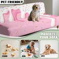 thumbnail image 6 of Jiueut Ice Cream Texture Pattern Armless Futon Cover, Elastic Non Armrest Sofa Cover Anti Dust Couch Protection Home Interior Accessories, 6 of 7