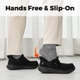 thumbnail image 5 of FitVille Extra Wide Men Winter Slippers Slip-on Diabetic Shoes for Men Non Slip House Slipper, 5 of 6