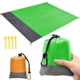 thumbnail image 3 of Cheers.US Beach Blanket, Picnic Blankets Waterproof Foldable, Lightweight Waterproof and sandproof Beach Mat, Portable Picnic Mat, Sand Proof Mat for Travel Blanket, 3 of 6