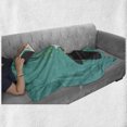 thumbnail image 6 of Wizard Soft Flannel Fleece Throw Blanket, Hands in White Gloves Holding a Magic Wand with Stars Above Black Hat, Cozy Plush for Indoor and Outdoor Use, 50" x 70", Turquoise Yellow, by Ambesonne, 6 of 6