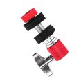 thumbnail image 1 of Kenally Juego de tambores metálicos Hi-Hat Embragues Reemplazo Autoblocante Desmontable Instrumento de percusión modificado Parte Componente Artesanía Rojo Kenally TO010611-01B, 1 of 6