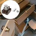 thumbnail image 2 of Push Button Catch Lock Cupboard Door Motorhome Cabinet Camper Caravan Latch Knob, 2 of 4