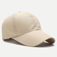 thumbnail image 4 of Baseball Cap Breathable Quick Dry 2 Materials Adjustable Sports Cap for Hiking, 4 of 8