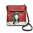 thumbnail image 2 of ZUXONGSY Christmas Tree Black Cat Snowflake Print Shoulder Handbag for Women Lightweight Crossbody Travel Purse Waterproof Satchel with Adjustable Wide Strap for Dating Workout, 2 of 7