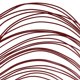 thumbnail image 4 of Collar Yuyangstore Multicapa de Cuero Rojo, 4 of 8