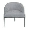 thumbnail image 2 of Armen Living Jolie Accent Chair in Blue and Silver, 2 of 11
