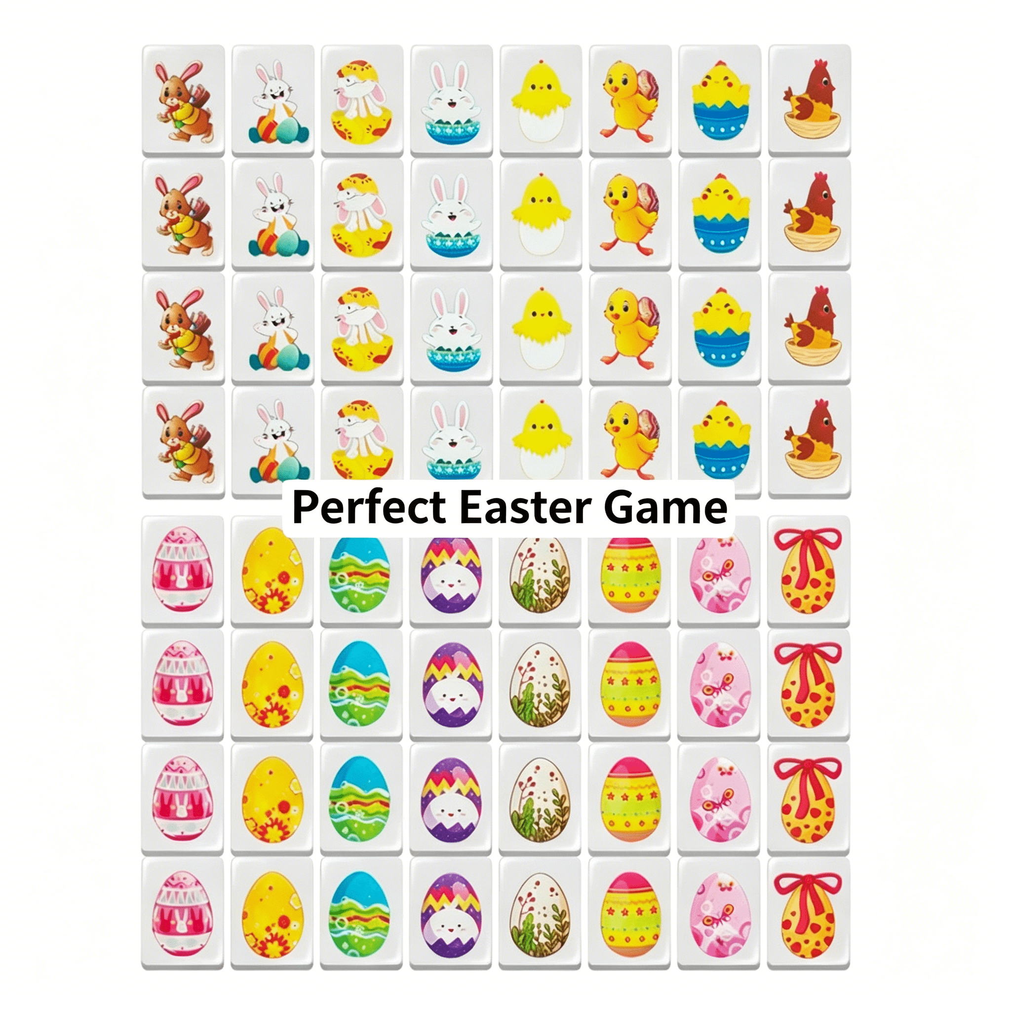 BESTSKY 2026 New Mahjong Tile Set,24Mm Puzzle Mahjong Mahjong Set,Two-Player Game Easy Fun Mahjong Game Set,Style7