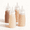 Cream, variant on Micebay 12 oz Silicone Condiment Squeeze Bottles, Leak Proof, BPA Free, with Interchangeable Lids, Set of 4 for Oil, Honey, Dressing, Pink