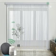 thumbnail image 1 of Yoolax Motorized Vertical Blinds Remote Control Wifi Automatic Window Blind Light Control Blackout Electric Vertical Blinds(Blackout Greyish White,54"W x 72"H), 1 of 7