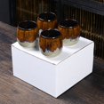 thumbnail image 1 of Ceramic Kiln Change Espresso Cup Set Japanese Style Tea Cup Master Single Cup Creative Big Belly Water Cup, 1 of 6