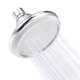 thumbnail image 2 of Cabezal de ducha de alta presión - Cabezal de ducha fijo de cromo anti-fugas de 3.8 pulgadas - Junta de bola metálica ajustable, 2 of 5