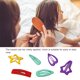 thumbnail image 3 of Sonducket 8 piezas pinzas para el cabello Mini gota de agua Bowknot horquillas accesorios para la cabeza suministros de fiesta pentagrama Bobby Accesorio para el cabello Cuadrado, 3 of 6
