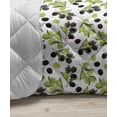 thumbnail image 3 of Italy Down Alternative Comforter, Mediterranean Olive Branches with Leaves Designed in Shades of Green, Microfiber Quilt for All Season, 5 Sizes, Pale Camel and Multicolor, by Ambesonne, 3 of 3